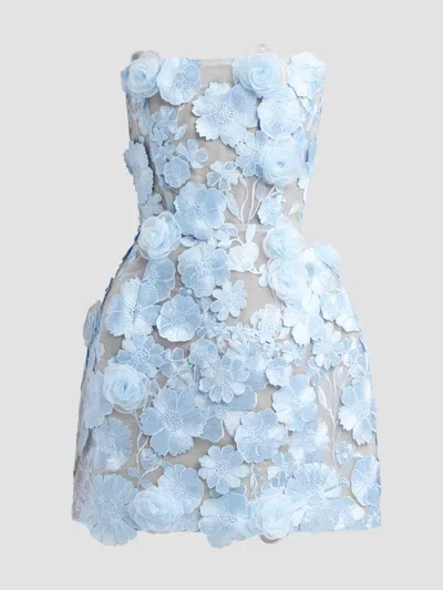 Bronx Banco Women's Bouquet Maraya Mini Dress In Blue