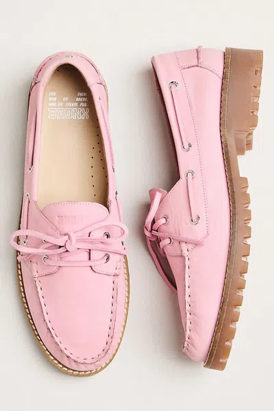 Bronx Sienna Boat Shoes In Animal Print