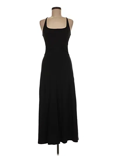 Pre-owned Bronze Snake Casual Dress In Black