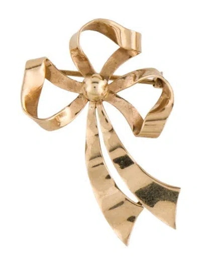 Pre-owned Brooch 10k Bow . In Multi
