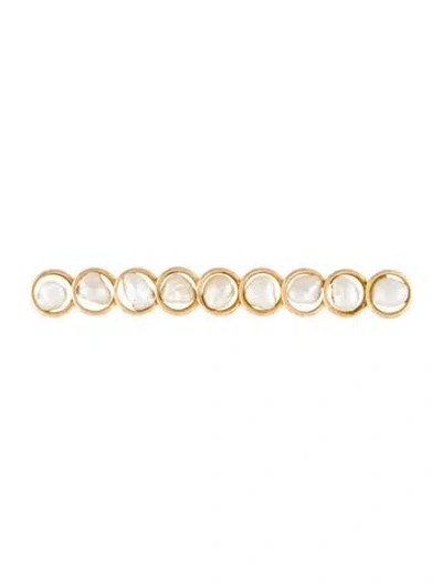 Pre-owned Brooch 14k Pearl  In Multi