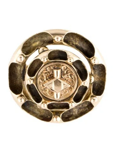 Pre-owned Brooch 18k Pin  In Multi