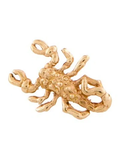 Pre-owned Brooch 18k Scorpion  In Multi