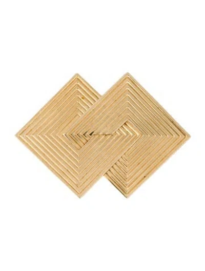 Pre-owned Brooch George Schuler 14k  Pin In Multi