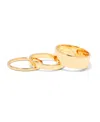 Brook & York "14k Gold" Maren Ring Set, 3 Piece In Gold