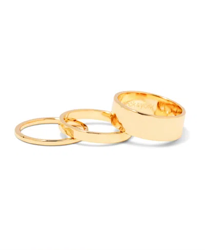 Brook & York "14k Gold" Maren Ring Set, 3 Piece