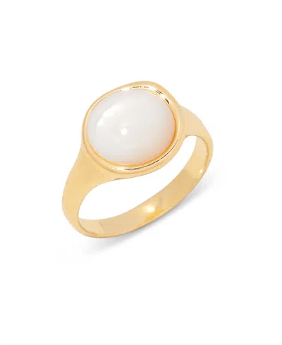 Brook & York 14k Gold-plated Anna Cultured Mother Of Pearl Ring