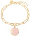 Brook & York 14k Gold Plated Callie Enamel Initial Bracelet In Gold - M
