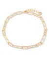 Brook & York 14k Gold Plated Finnley Chain Anklet In Gold