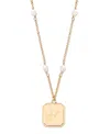 Brook & York 14k Gold-plated Quincy Personalized Initial Pendant In Gold- S