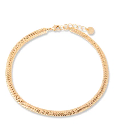 Brook & York 14k Gold-plated Wells Chain Anklet