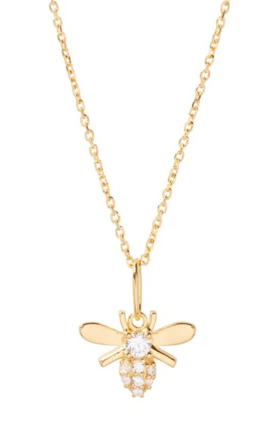 Brook & York Adeline Bee Pendant Necklace In Gold