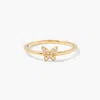 Brook & York Adeline Butterfly Vermeil Ring In Gold