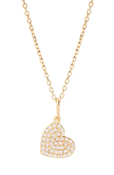 Brook & York Adeline Heart Pendant Necklace In Gold