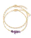 Brook & York Alex Birthstone Bracelet In Gold