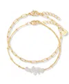 Brook & York Alex Birthstone Bracelet In Gold