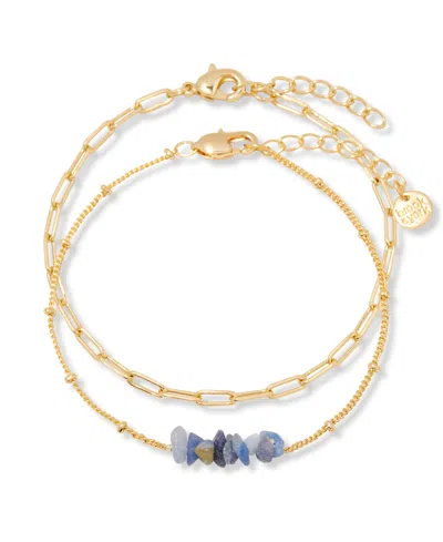 Brook & York Alex Birthstone Bracelet In Gold