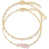 Brook & York Alex Birthstone Bracelet In Gold October