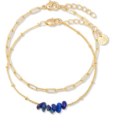BROOK & YORK BROOK AND YORK ALEX STACKED BEAD & LINK BRACELET SET