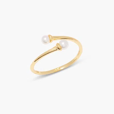 Brook & York Annalise Pearl Ring In Gold