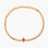 Brook & York Brook And York Bella Birthstone Beaded Stretch Bracelet In Gold