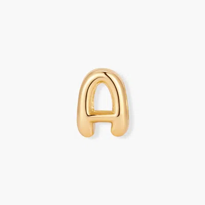 Brook & York Breezy Initial Charm In Gold