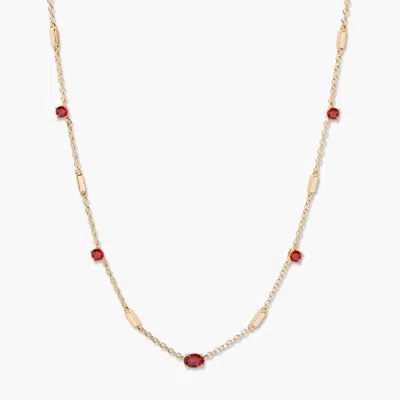 Brook & York Brenna Birthstone Necklace In Gold