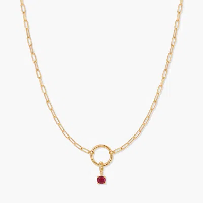 Brook & York Build Your Own Colette Mini Charm Necklace In Gold
