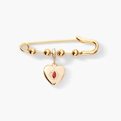 Brook & York Build Your Own Heirloom Pin Brooch In Gold