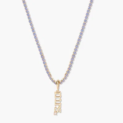 Brook & York Build Your Own Something Blue Opal Charm Necklace In Multi