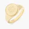 Brook & York Charlie Signet Ring In Gold