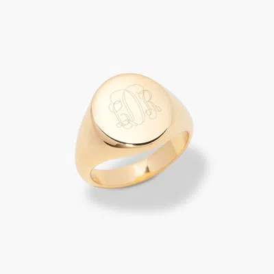 Brook & York Claire Signet Ring In Gold