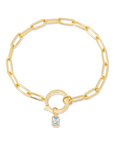Brook & York Colette Birthstone Bracelet In Mar Birthstone