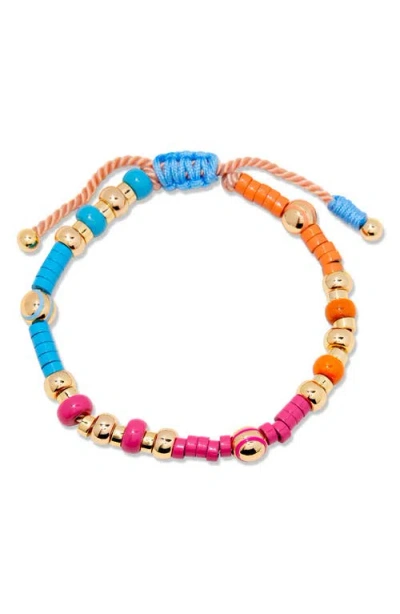 Brook & York Brook And York Cove Beaded Bracelet In Gold/ Multi