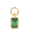 Brook & York Cubic Zirconia 14k Gold-plated Mackenzie Birthstone Charm In Gold- May