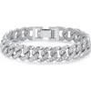 Brook & York Cubic Zirconia Chain Link Bracelet