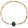 Brook & York Brook And York Dakota Birthstone Bracelet In Brown