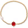 Brook & York Brook And York Dakota Birthstone Bracelet In Brown