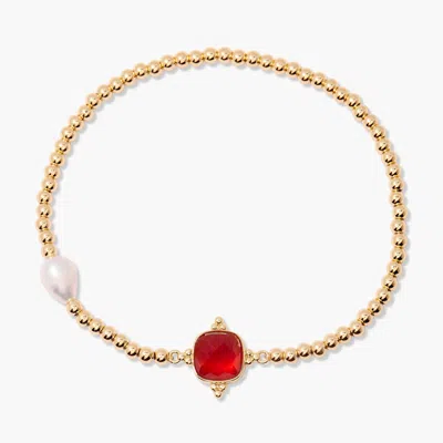 Brook & York Dakota Birthstone Bracelet In Gold