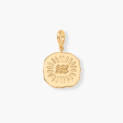 Brook & York Dakota Zodiac Wanderlust Charm In Gold
