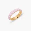 Brook & York Delmar Enamel Ring In Pink