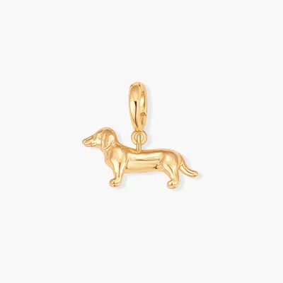 Brook & York Effie Dog Charm In Gold