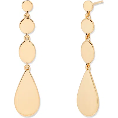 Brook & York Brook And York Elliot Linear Drop Earrings In Gold