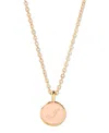 Brook & York Enamel Ava Initial Pendant In Gold - J