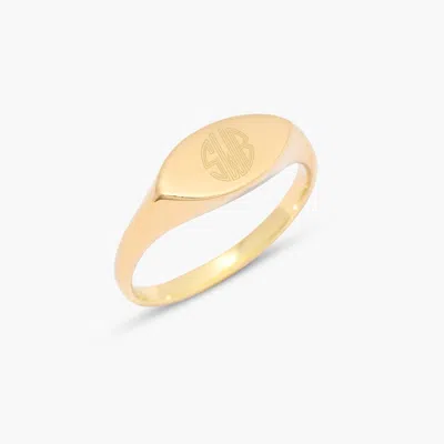Brook & York Evelyn Signet Ring In Gold