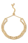 Brook & York Brook And York Evette Birthstone Beaded Slider Bracelet In Gold November