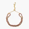 Brook & York Evette Birthstone Bracelet In Red