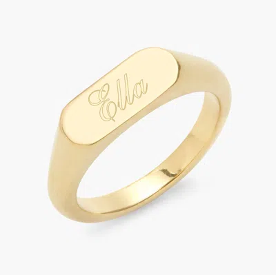 Brook & York Evie Signet Ring In Gold