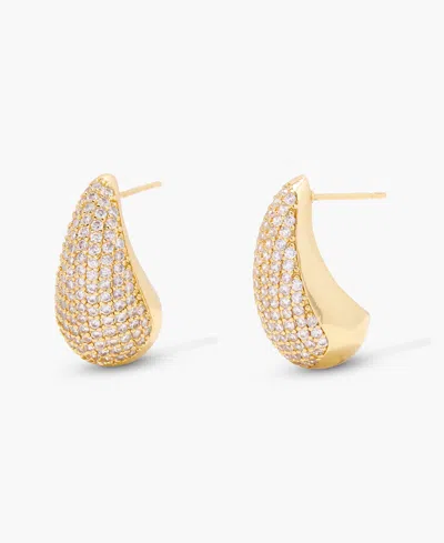 Brook & York Farrah Crystal Earrings In Gold