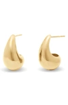 BROOK & YORK FARRAH TEARDROP HOOP EARRINGS